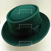 HATsanity Unisex Retro Wool Felt Pork Pie Hat | Multi-color - £25.57 GBP