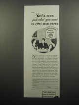 1933 Mayflower Wall Papers Ad - You&#39;ll find just what you want - £14.54 GBP