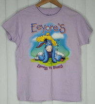 Eeyore T Shirt Ladies M Medium Spring Time Blues Lavender Purple Disney ... - £16.59 GBP