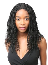 Nutique Illuze Glueless Lace Front 4x4 Lace Boho Braidbox Deep 16&quot; - £47.95 GBP