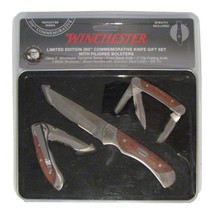 Oliver Winchester 200th Commemorative 3 Piece Knife Set Tin Case Limited Edition - $41.49