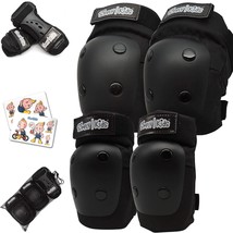 Simply Kids Knee And Elbow Pads With Wrist Guards, Hardsoft Pad Tech - C... - $35.96