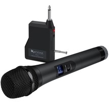Wireless Microphone,Fifine Handheld Dynamic Microphone Wireless Mic System For K - £47.95 GBP