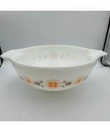 Vintage Pyrex 1963-67 Town &amp; Country Cinderella 444 4qt Mixing Bowl Oran... - $75.39 CAD