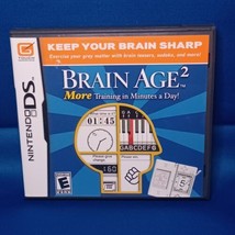 Brain Age 2 More Training in Minutes a Day! - Nintendo DS - Complete w/ Manual - £3.91 GBP