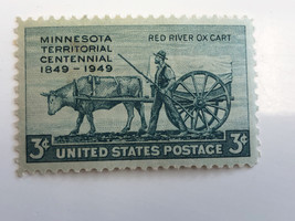 1949 3c Minnesota Territory Centennial Stamp - $5.00