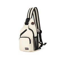 Women Small Backpack Casual Chest Bag Waterproof Backpa Multi-Functional Handbag - £134.30 GBP