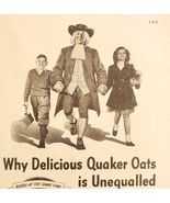 1947 Quaker Oats Hot Cereal Oatmeal Boots Advertisement Breakfast DWNN22 - $368.75 MXN