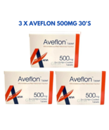 3 X Aveflon 500mg 30&#39;s Treatment of Hemorrhoids / Piles FREE Expedited S... - £46.14 GBP