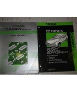 1992 Toyota Camry Wagon Service Workshop Repair Manual Supplement Factor... - €34,18 EUR