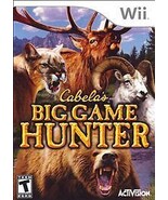 Cabela&#39;s Big Game Hunter (Nintendo Wii, 2007) In Box with Manual - $6.92