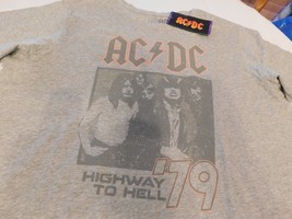 AC/DC Ladies Women&#39;s Short Sleeve Band T Shirt Top Size XL xlrg Grey Heather NWT - £16.53 GBP