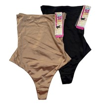 Spanx High Thong Shaping Panties Sheen Satin Slimming Shapewear Star Power 2353 - £41.06 GBP