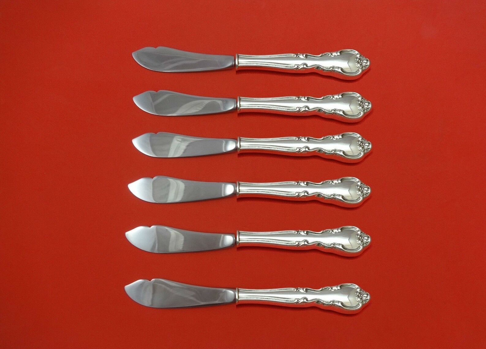 American Classic by Easterling Sterling Silver Trout Knife Set 6pc 71/2" Custom - $414.81