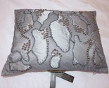 Donna Karan DKNY MODERN CLASSICS Mercury Crystal Outline Deco Pillow NWT - $67.15