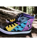 New Men&#39;s Disney Nightmare Before Christmas High Top Lace-up Sneakers Si... - $413.11 MXN
