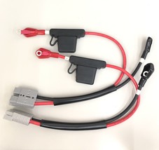 A pair battery power cable with fuse for CTM HS928 Mobility Scooters