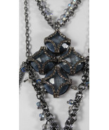 Vera Wang Faceted Crystal Rhinestone &amp; Bead Necklace &amp; Crystal Teardrop ... - $95.89 CAD