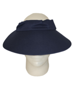 Sun N Sand Woman&#39;s navy blue Visor oversized brim wide tennis golf sun h... - €14,60 EUR