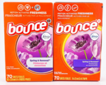 Bounce Dryer Sheets Febreze Spring Renewal 70ct Lot of 2 - £41.58 GBP