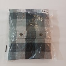 Saddlebred Classic Fit Button-Down Collar Men's Green Gray Flannel Shirt Size LT image 10