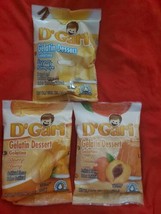 3 Pack D'gari Gelatin Dessert Eggnog,Mango & Peach - $17.82