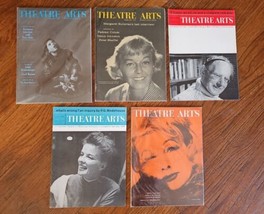 1960 Vintage Theatre Arts Magazine Collection of 5 Issues Performing Art... - £38.93 GBP