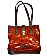 Dooney &amp; Bourke Medium Croco Embossed Shopper Tote - Brown - £56.94 GBP