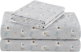 Comfort Spaces 100% Cotton Sheets Queen, Breathable,, Lama Multi 4 Piece - $38.98