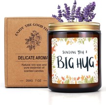 Lavender Scented Candle Gifts For Women Unique Friendship, 2.8*2.8*3.7 Inches - $33.96