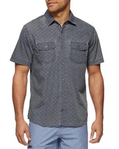 Flags &amp; Anthem soft dot short sleeve shirt in Charcoal - £38.63 GBP