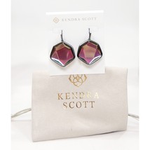 Kendra Scott Vanessa Faceted Dicrhoic Glass Gunmetal Statement Earrings NWT - £61.91 GBP