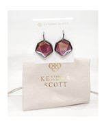 Kendra Scott Vanessa Faceted Dicrhoic Glass Gunmetal Statement Earrings NWT - £61.64 GBP