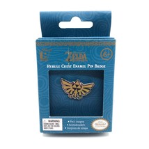 Zelda Hyrule Crest Enamel Pin Badge Gold Tone - £30.34 GBP