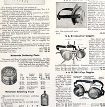 1922 N.T. Bushnell Welding Goggles Supplies Advertisement Catalog Hardwa... - $469.08 MXN