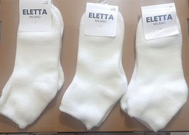 6 Pares Calcetines Corto Angoretta Suave de Mujer Medias Caliente Eletta... - $287.88 MXN