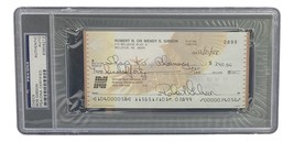 Bob Gibson St. Louis Cardinals Signed Slabbed  Bank Check #2899 PSA/DNA - £99.71 GBP