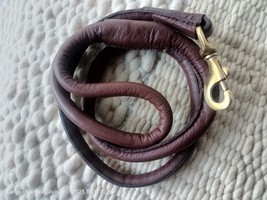 Shwaan Leather Dog Leash, Rolled Round Size Length 4ft - M 48” * 0.5”... - £43.15 GBP