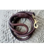 Shwaan Leather Dog Leash, Rolled Round Size Length 4ft - M 48” * 0.5”... - $74.89 CAD