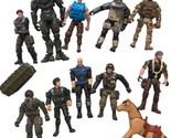Assorted Army Soldier Action Figure 12 pc Lot Various - $35.06
