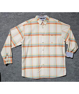 Wrangler 20X Western Shirt Men&#39;s XL Plaid Long Sleeve Button-Down Cowboy - $25.48