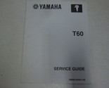 2002 Yamaha Hors-Bord Marine T60 Service Guide 90894-62941-62 Usine OEM - £12.02 GBP