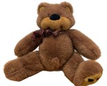 First &amp; Main Happy Mac Brown Plush Teddy Bear Menagerie Collection Stuff... - £10.82 GBP