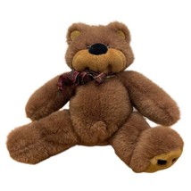 First &amp; Main Happy Mac Brown Plush Teddy Bear Menagerie Collection Stuffed Toy - £10.77 GBP