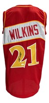 Dominique Wilkins Signé Personnalisé Rouge Pro-Style Basketball Jersey JSA - £93.32 GBP