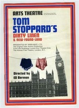 Tom Stoppards&#39; Dirty Linen &amp; New Found Land Program Arts Theatre London ... - $24.72