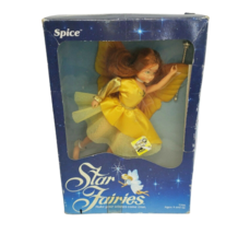 Vintage 1985 Tonka Star Fairies Spice Yellow Fairy W Wings # 8807 New In Box Toy - £58.70 GBP