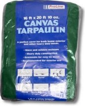 INTEX SUPPLY CO K-CT0608G 6x8 10OZ Green Canvas Tarp, 6&quot; x 8&quot;/10 oz - $63.03 CAD