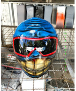CUSTOM SMILING FACE MOTO HELMET - $319.60