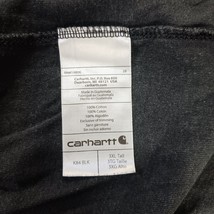 Carhartt K84 BLK Men's Black Cotton Pocket Short Sleeve Henley Shirt Sz 3XL Tall image 6